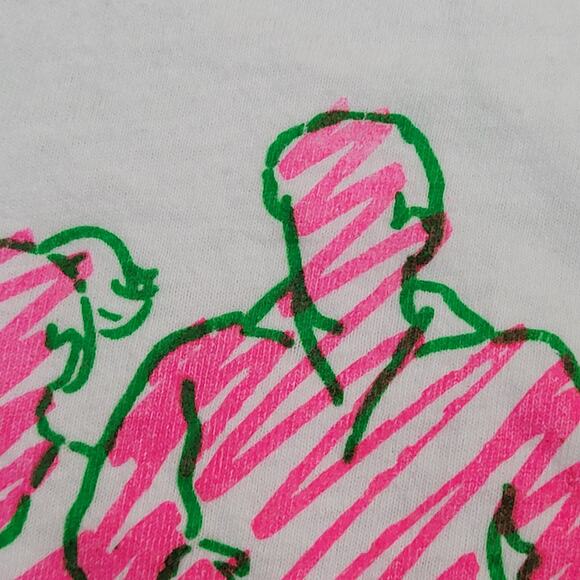 Vintage 90s Hampton Beach Bike Run Marathon Shirt XS/S 18x23 Byathlon Biathlon - Picture 3 of 13